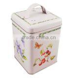 Square Metal Tins for Laundry Powder
