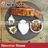 Convenient Black Slate Stone Serving Tray/plate/cup Dinnerware thumbnail-4