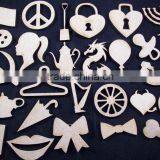 High Quality Traditional Style Customized Made-in-China OEM Heart Shape Wooden Crafts for Scrapbook Making thumbnail-1