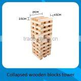 Collapsed Wooden Blocks Tower for Kids Education Toys thumbnail-2