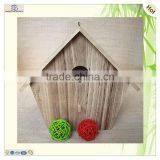 Natural Large Space Safeguard Window Unfinished Wood Birdhouse thumbnail-1