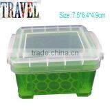 Custom Logo Promotional Plastic Storage Box With Interlock Lid thumbnail-1