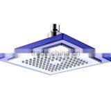 LED Temperature Sensor Color Change 8inch Overhead Shower Rainful Head, ABS 195 LED Flashing Shower Head For Sale thumbnail-5