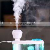 2016 Decrative Creative Desk Micro Landscape Aquarium Fish Tank Light Household USB Ultrasonic Mist Spray Air Humidifier thumbnail-2