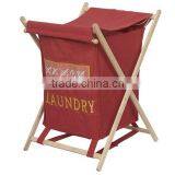 Aluminum Frame Folding Laundry Hamper Washing Clothes Collapsible Laundry Basket thumbnail-3