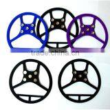 Outdoor Round 5 Teeth Silicone Crampons Antiskid Shoe Covers/ Crampons for Snow and Ice to Prevent Skating thumbnail-1