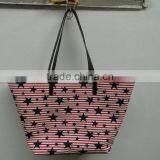 Fashion Canvas Bag With Star Pattern thumbnail-1