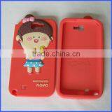 For Samsung Note2 N7100 3D Romane Silicon Mobile Phone Case thumbnail-1