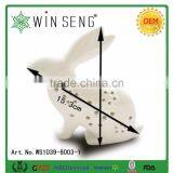 Porcelain Rabbit for Garden Decoration With Hollowed Out Shape thumbnail-4