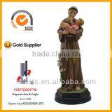 12'',father and Son Statue,san Antonio de Padua,st Antonio thumbnail-1