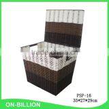 Plastic Material Cheap pp Woven Baskets With Lids thumbnail-1