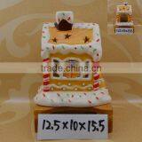 Wholesale Ceramic Christmas House Candle Holder for Christmas Decoration thumbnail-1