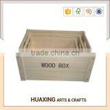 Fancy Wooden Storage Basket With Handles thumbnail-5