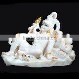 Regional Feature Antique Stone Crarving Marble Lord Shiva Statue for India