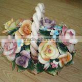 Porcelain Flower Basket thumbnail-1