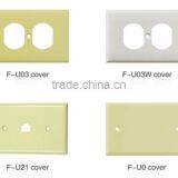 Gold Silver Color European Light Waterproof Socket Cover thumbnail-3