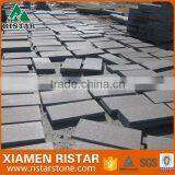 Wholesale Mongolian Black Granite Flamed Tiles thumbnail-3