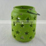 Star Hole Antique Ceramic Lamps thumbnail-1