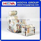 Kids Rocking Chair With Foot Stool,cartoon Design, W45cm* D60cm* H68cm, 36X26X30CM thumbnail-1