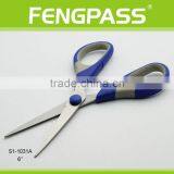 S1-1031A 6 Inch 2Cr13 Stainless Steel Blade With PP+TPR Plastic Handle Scissors For Child thumbnail-4