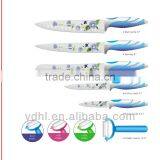 New 6pcs Eco-friendly Flower Non-stick Knife Set thumbnail-3