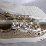 Lady pu Fabric Fashion Injection Shoes With Applique thumbnail-2