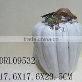 White Pumpkin Ceramic Decorations Festival Holloween Decorations thumbnail-2