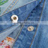 2017 Girls Faded Denim Jacket Kids Jeans for Autumn thumbnail-3