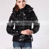 Newest Urban Women High Quality Black Ski Down Coat Customzied thumbnail-1