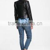 Autumn Custom Short Style Washed Sheep Leather Jacket Fashion Design thumbnail-6