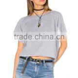 Best Selling Ladies Cut off Mini Raglan Sweatshirt Custom thumbnail-1