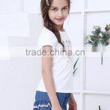 OEM Service New Design Children T-shirt Custom Girl's Printing T-shirt thumbnail-5