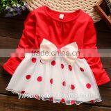 2016 Wholesale Newborn Baby Girl Cotton Party Wear Dress Dance Wear thumbnail-2