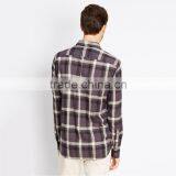 2016 Latest Check Plaid Cotton Business Shirt Thicken Flannel Check Shirts for Men thumbnail-2