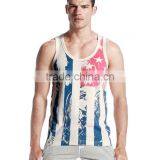 Breathable New Style Printed Golds Gym Vest
