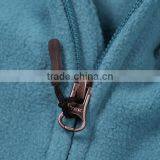 100% Polyester Polar Fleece Ladies Jackets Factory Products 280grm Fleece Cheaper Plain Blank Jackets KM0715 thumbnail-3