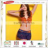 Custom Young Lady Swimwear Sets More Colors Gather 2 PC Sexy Sbikin thumbnail-1