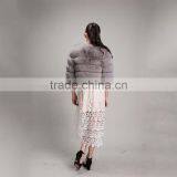 Myfur Women Winter Fox Fur Overcoats Hot Sale Fashion Lady Trim Fur Coats thumbnail-3