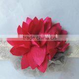 Kids Girl Flower Raglan Hairwear Persnickety Remake Cotton Bowknot Baby Girl Headbands Children Craft Hairband Wholesale 2016 thumbnail-4