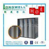 V-bank Filter for Air Conditioning Applications and Pre-filtration for Clean Room.