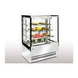 Dry Heating Food Display Showcase Square T5 Light Glass Food Warmer Display Case thumbnail-1