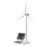 Zinc Alloy & ABS Plastic Blades Multifunction Solar Windmill With MP5 Player