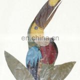 Large Exotic Bird Leaf Art Wall Decoration Handmade ecological animal picture Affordable Home Crafts Novelty Collectible gifts
