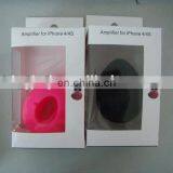 Silicone Egg Shaped Stander Music Loud Speaker Amplifier For Iphone thumbnail-2