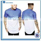 Gym Fitness Wear Sleeveless 100% Cotton Customized Dip Dye Mens Tank Tops thumbnail-4