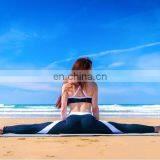 New Custom Polyester Spandex Plain Sports Yoga Pants Female Fitness Active Wear Women Sports Leggings thumbnail-3