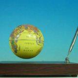 Rectangle Red Wooden Base Floating Globe With a Pen thumbnail-2