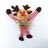 Christmas Toy Decorations Plush Fridge Magnet Reindeer Animal Toys For Sale