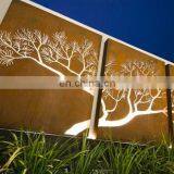 Corten Steel Texture Custom Outdoor Corten Steel Screen thumbnail-7