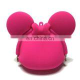 Hot Sale Kids Funny Purse Handmade Cartoon Mickey Mouse Silicone Wallet Coin Purses thumbnail-3